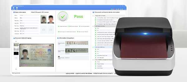 Système d'authentification de l'identité du passeport