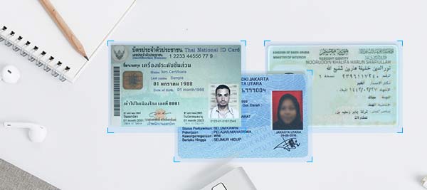 Es erkennt und extrahiert wichtige Informationen wie Ausweisnummer, Name, Adresse usw. sowie den Avatar im Ausweisbild.