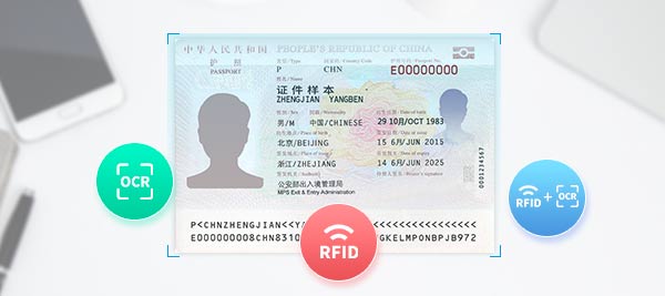 支持纯拍照OCR识别、纯读卡、拍照+读卡三种识读模式