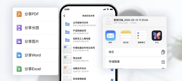 合同、资质、人事档案等可进行共享,高效流转,安全共享